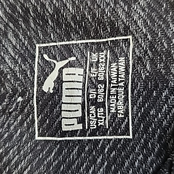 Puma XL black and gray short sleeve polo - Picture 5 of 6